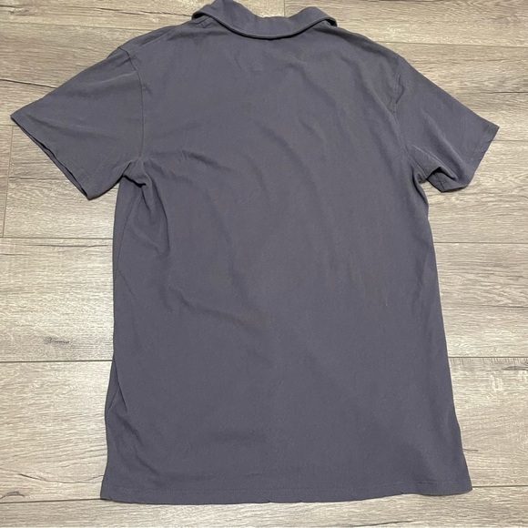 Grayers Clothiers Kovac Twisted Polo Shirt Men's Washed Black Short Sleeve NWT. - Picture 6 of 7